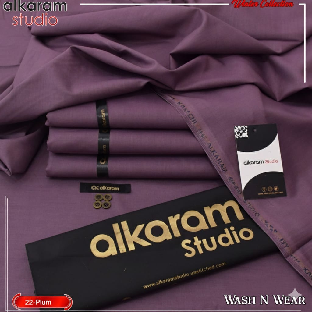 ALKARAM UNSTITCHED WINTER WASH & WEAR CODE 041