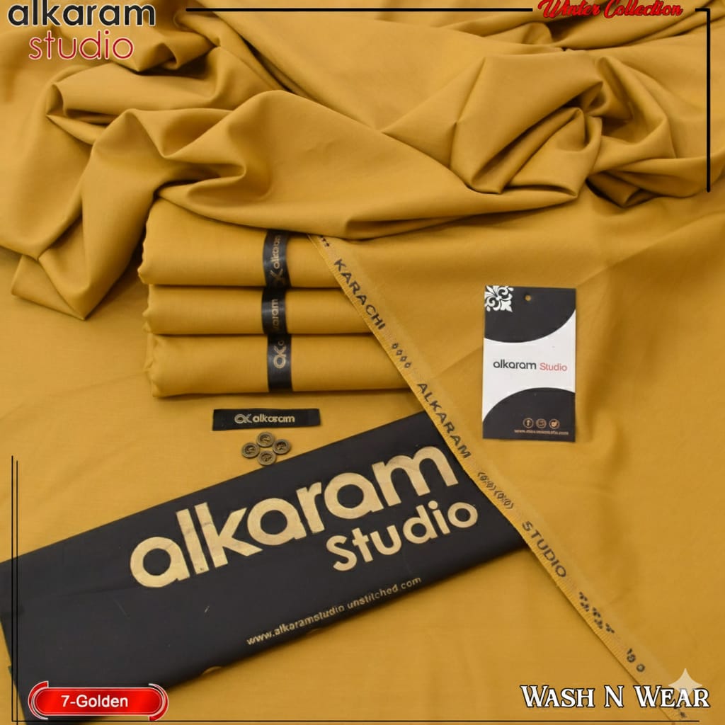 ALKARAM UNSTITCHED WINTER WASH & WEAR CODE 045