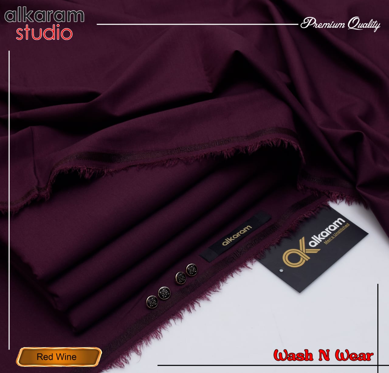 ALKARAM UNSTITCHED WINTER WASH & WEAR CODE 030