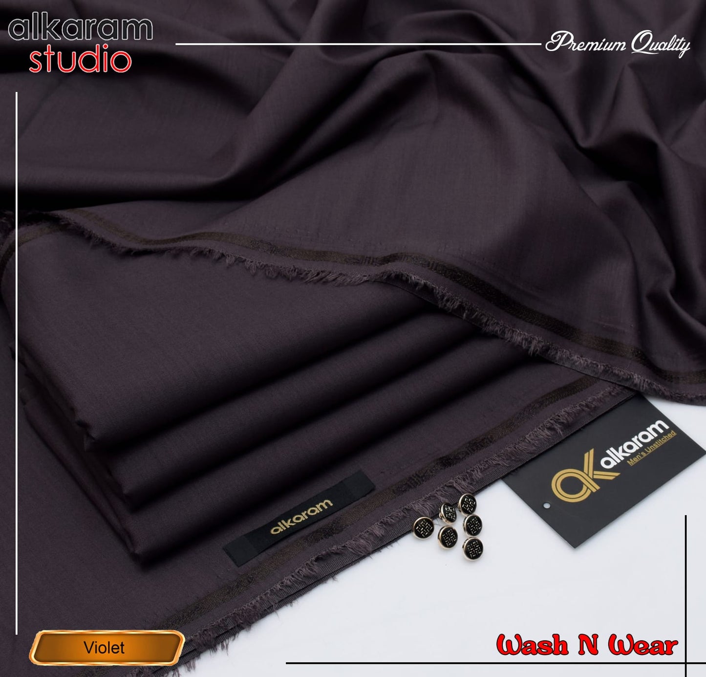 ALKARAM UNSTITCHED WINTER WASH & WEAR CODE 029
