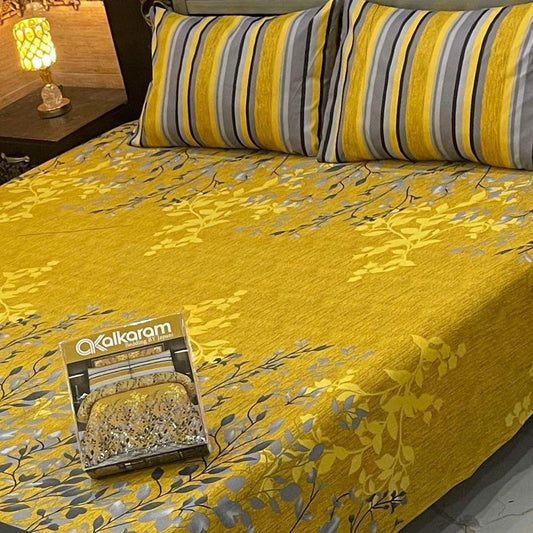 Alkaram 3pc King Size Bedsheet code 578