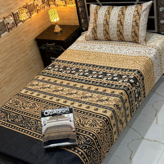 Alkaram 4pc Single Pair Bedsheet code 504