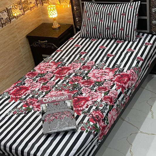 Alkaram 4pc Single Pair Bedsheet code 520