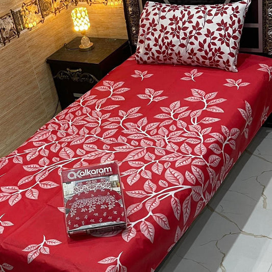 Alkaram 4pc Single Pair Bedsheet code 523
