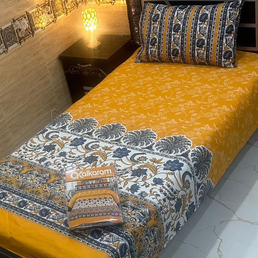 Alkaram 4pc Single Pair Bedsheet code 534