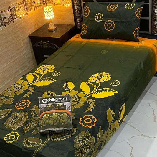 Alkaram 4pc Single Pair Bedsheet code 539