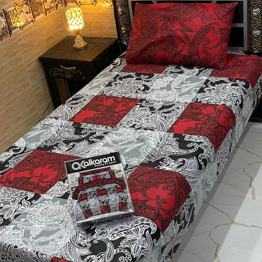 Alkaram 4pc Single Pair Bedsheet code 541
