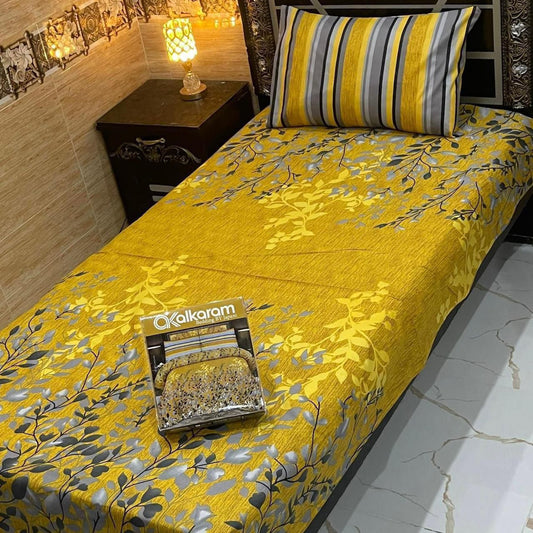 Alkaram 4pc Single Pair Bedsheet code 542