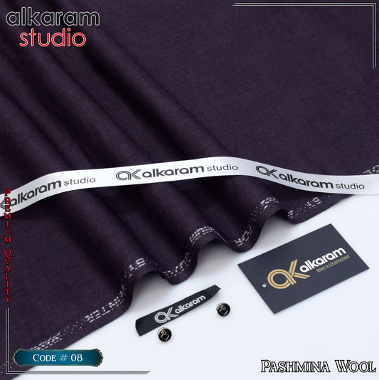 ALKARAM UNSTITCHED WINTER PASHMINA WOOL CODE 063