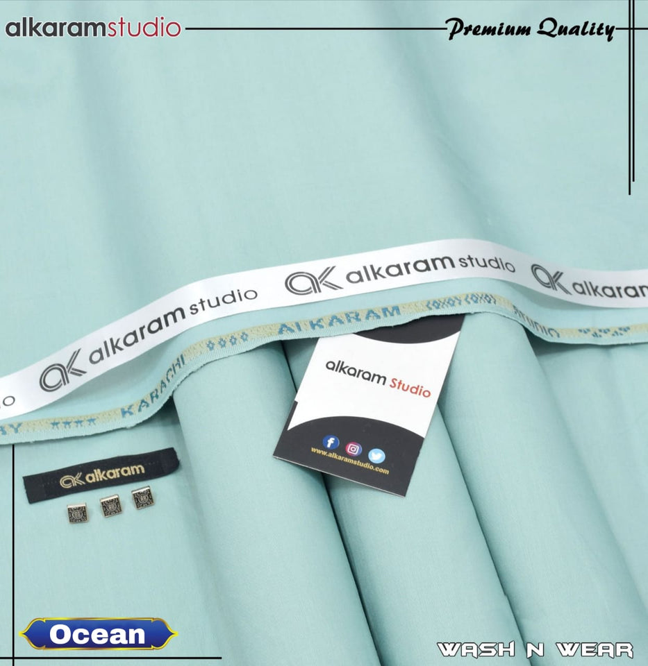 Alkaram Unstitched Four Season Wash & Wear code 736