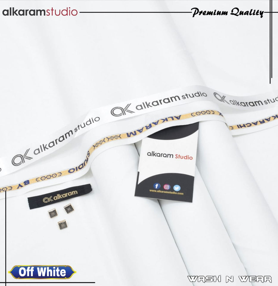 Alkaram Unstitched Four Season Wash & Wear code 734