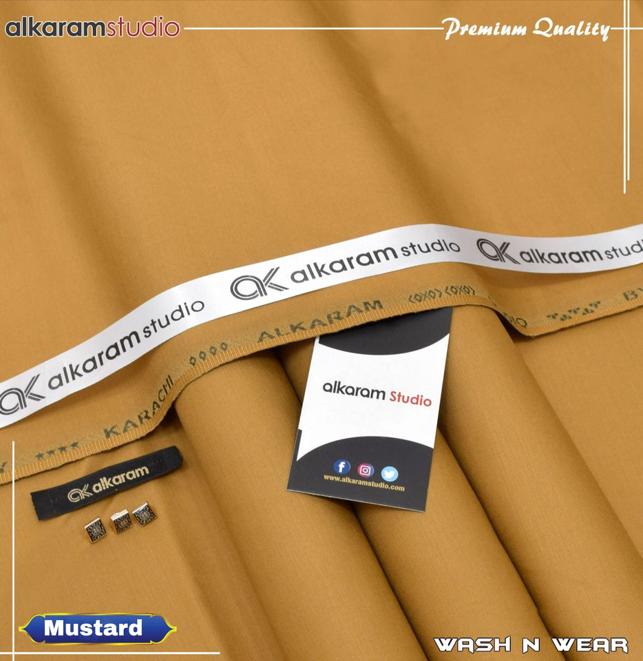 Alkaram Unstitched Four Season Wash & Wear code 722