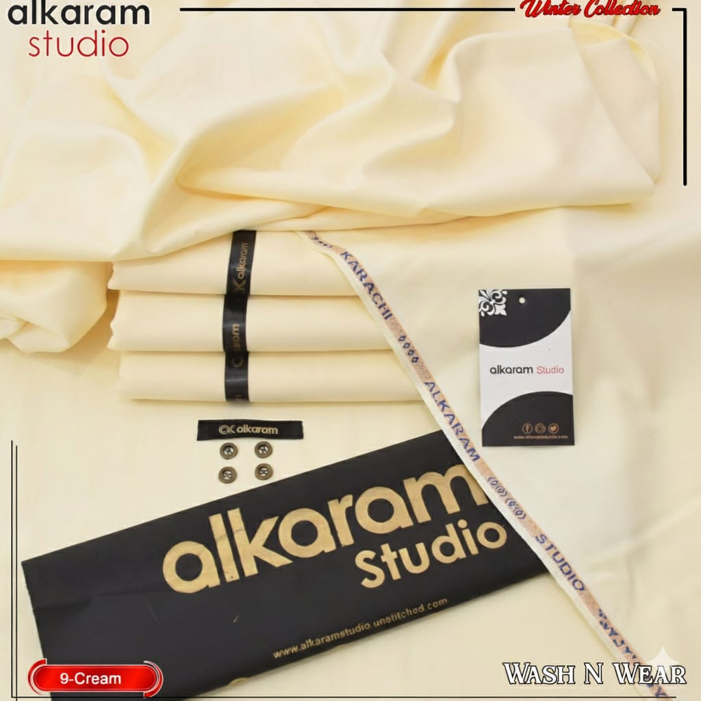 ALKARAM UNSTITCHED WINTER WASH & WEAR CODE 032