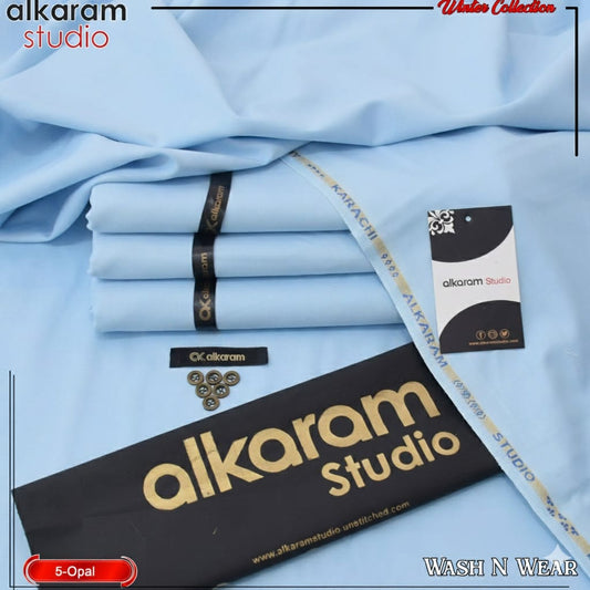 ALKARAM UNSTITCHED WINTER WASH & WEAR CODE 036