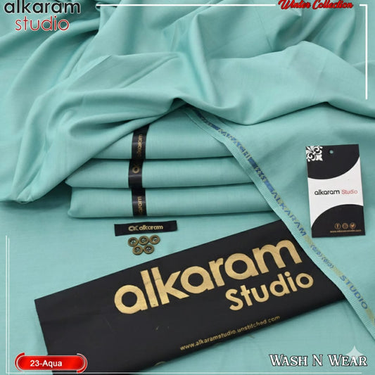 ALKARAM UNSTITCHED WINTER WASH & WEAR CODE 043