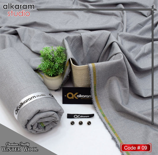 ALKARAM UNSTITCHED WINTER RUSSIAN WOOL CODE 019